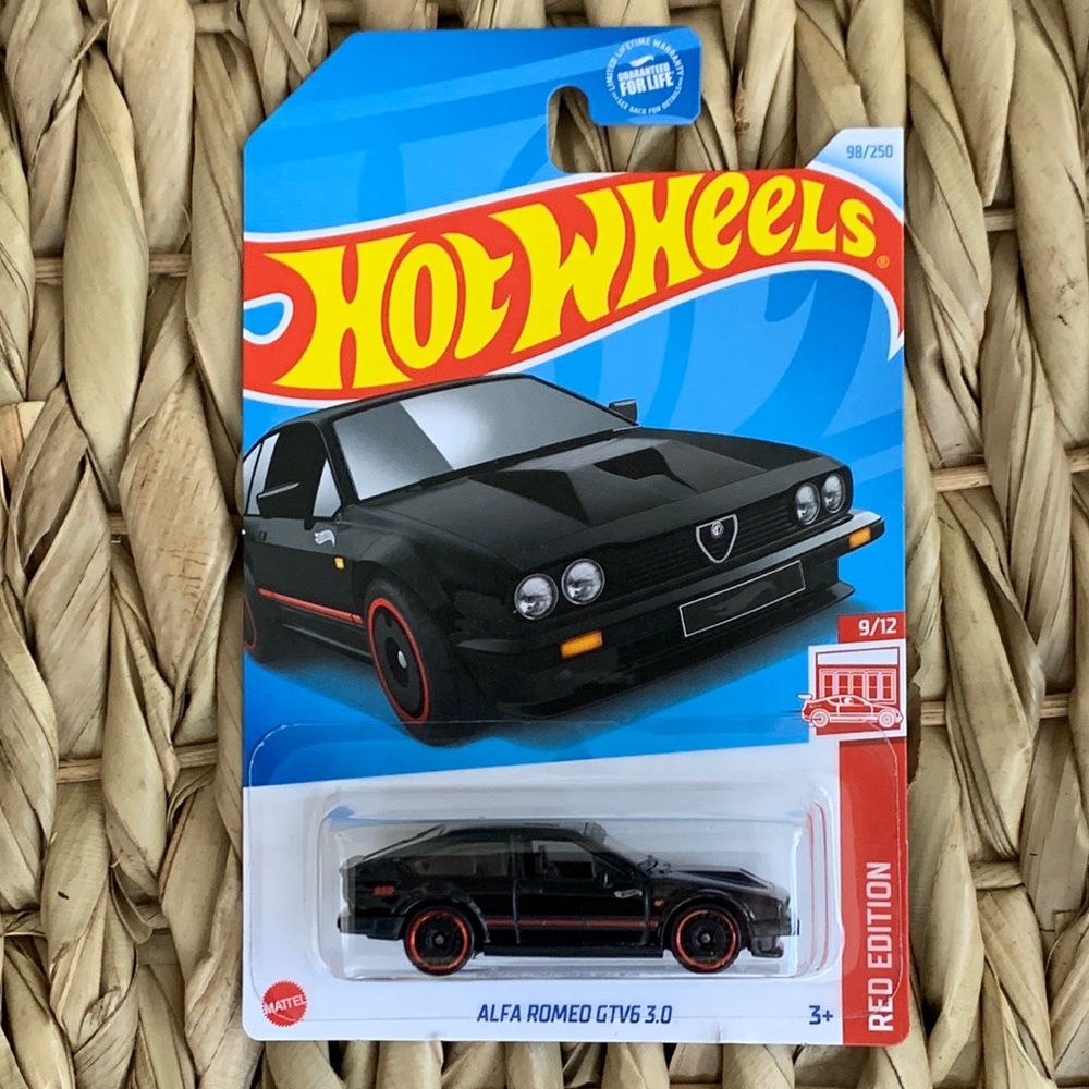 Alfa Romeo GTV6 3.0 Car Hot Wheels Red Edition Series Target HotWheels 2024 New